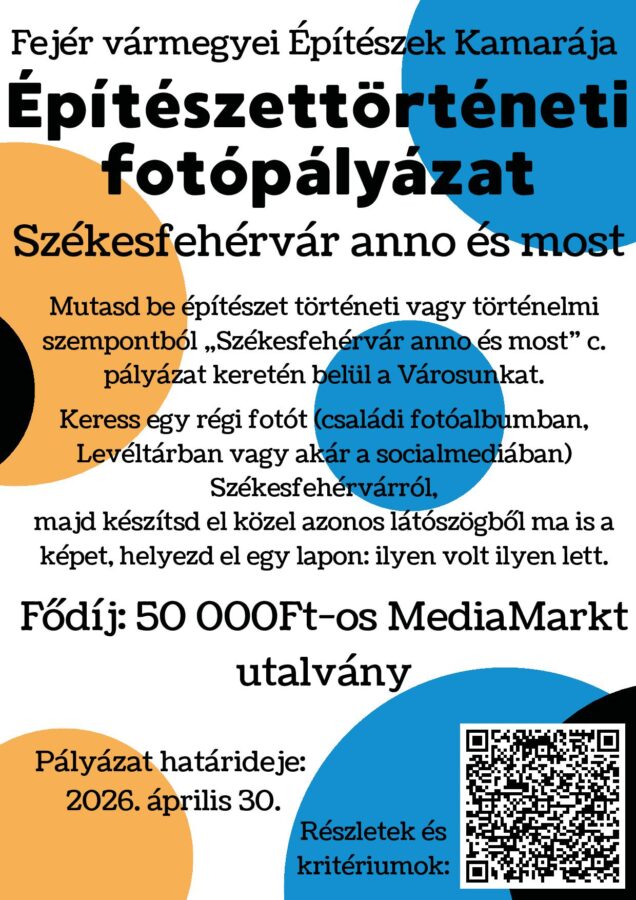 Építészettörténeti Fotópályázat -2026